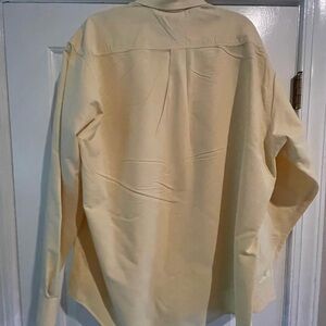 Tommy Hilfiger Cream Long Sleeve Button-Up Shirt